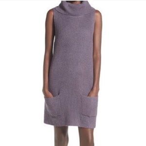 Leith sleeveless purple sweater dress, Size Small